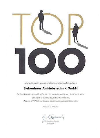 TOP 100 — инновационный средний бизнес